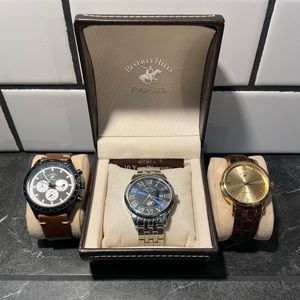 SOLD Set of Three Beverly Hills Polo Club Watches - New Batteries